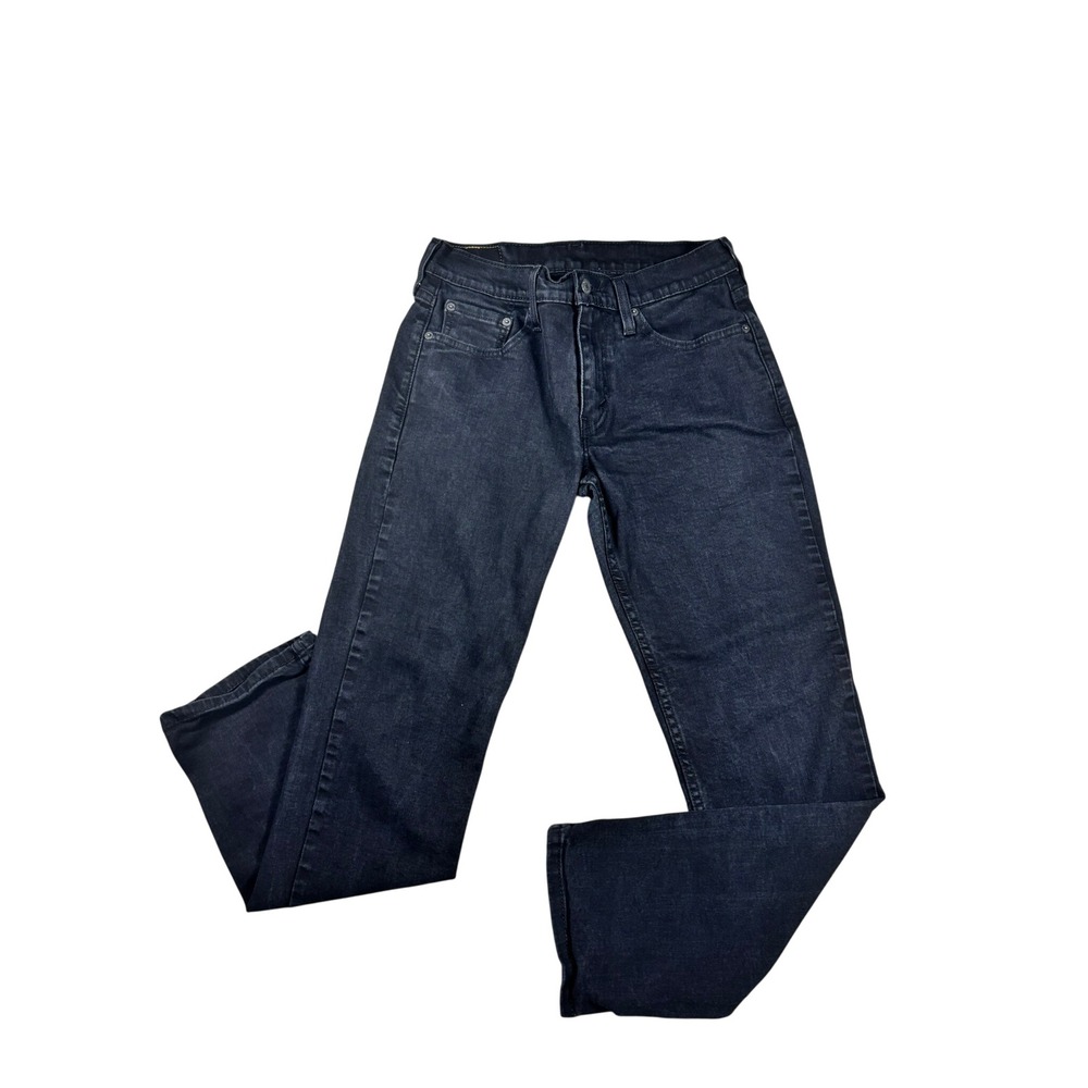 Levis 514 2018 Straight Fit Jeans Mens W29 L30 Faded Black Denim 00514-0730
